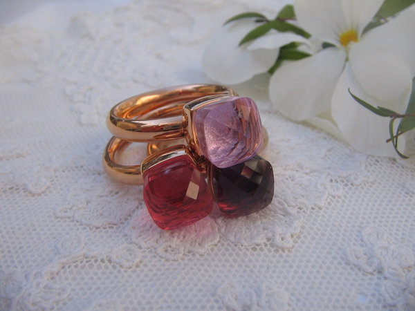 Firenze Ring Small - vintage rose