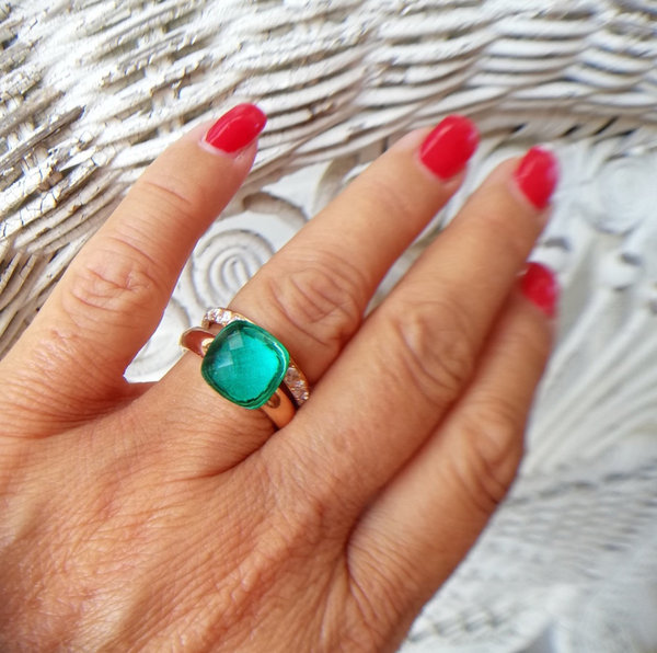 Firenze Ring Classic oder Deluxe - teal