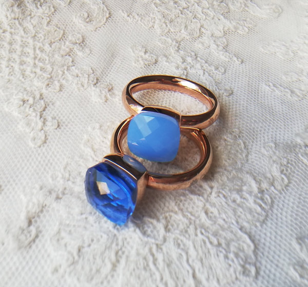 Firenze Ring Classic oder Deluxe - sky opal